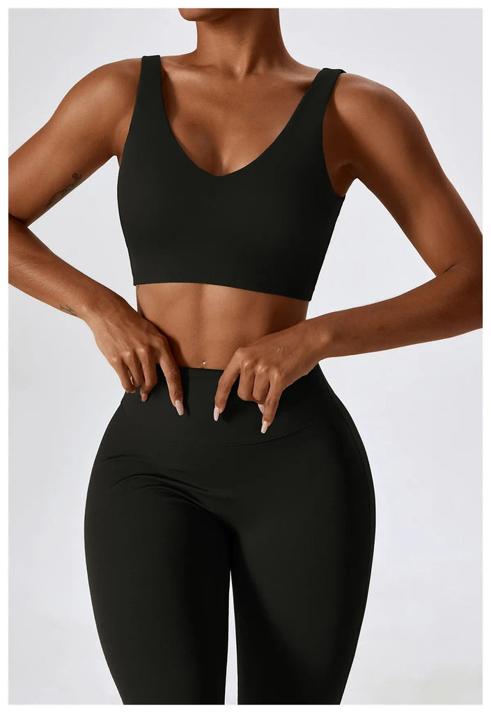 Daisy V Crop Top & Flared Set