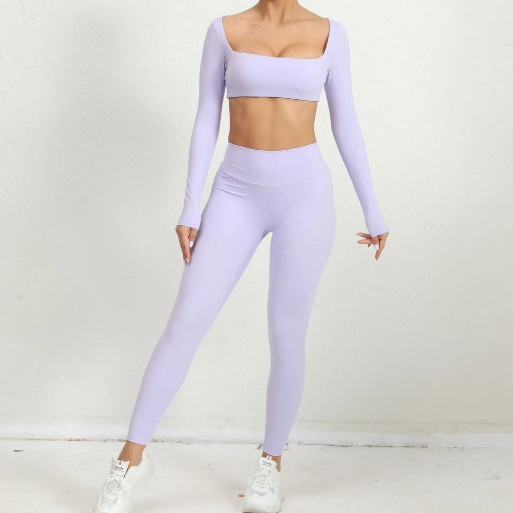 Ultimate Square Longsleeve & Leggings Set Lilac