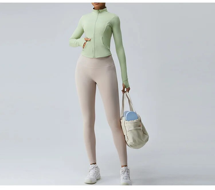Miley Zip Up Longsleeve Top