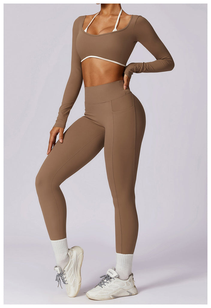 Noelle Contrast Longsleeve Top