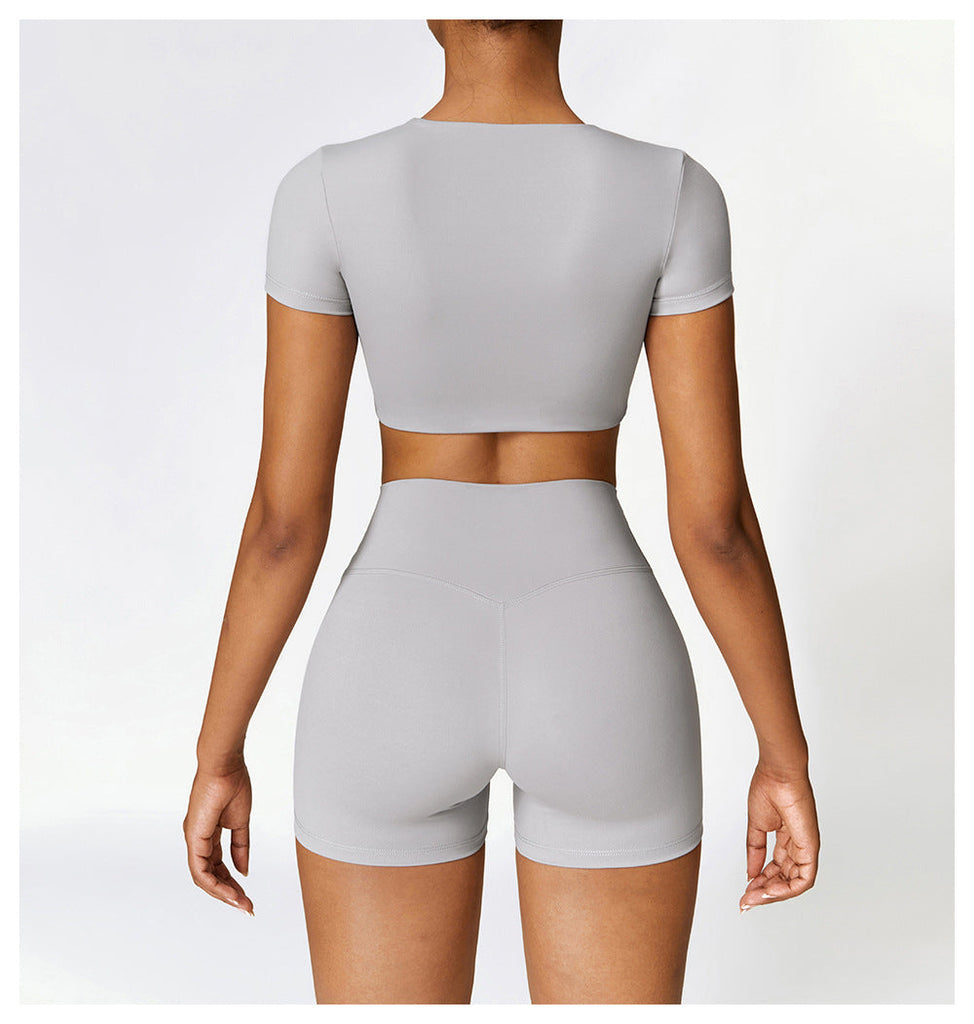 Butter T-Sleeve Crop Top