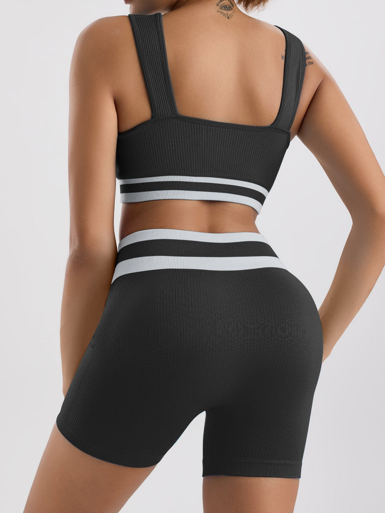 Pamela Ribbed Top & Shorts Set