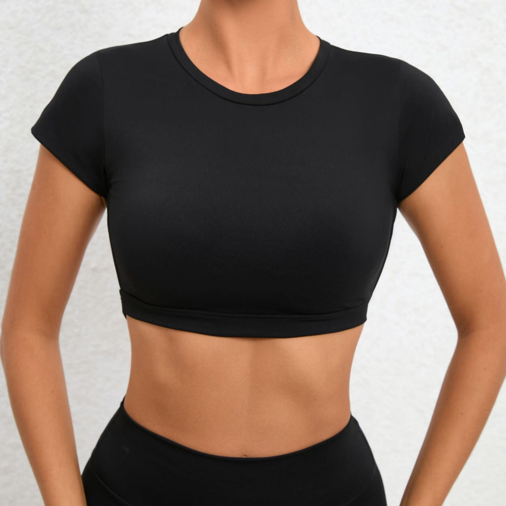 Sienna T-Sleeve Backless Top
