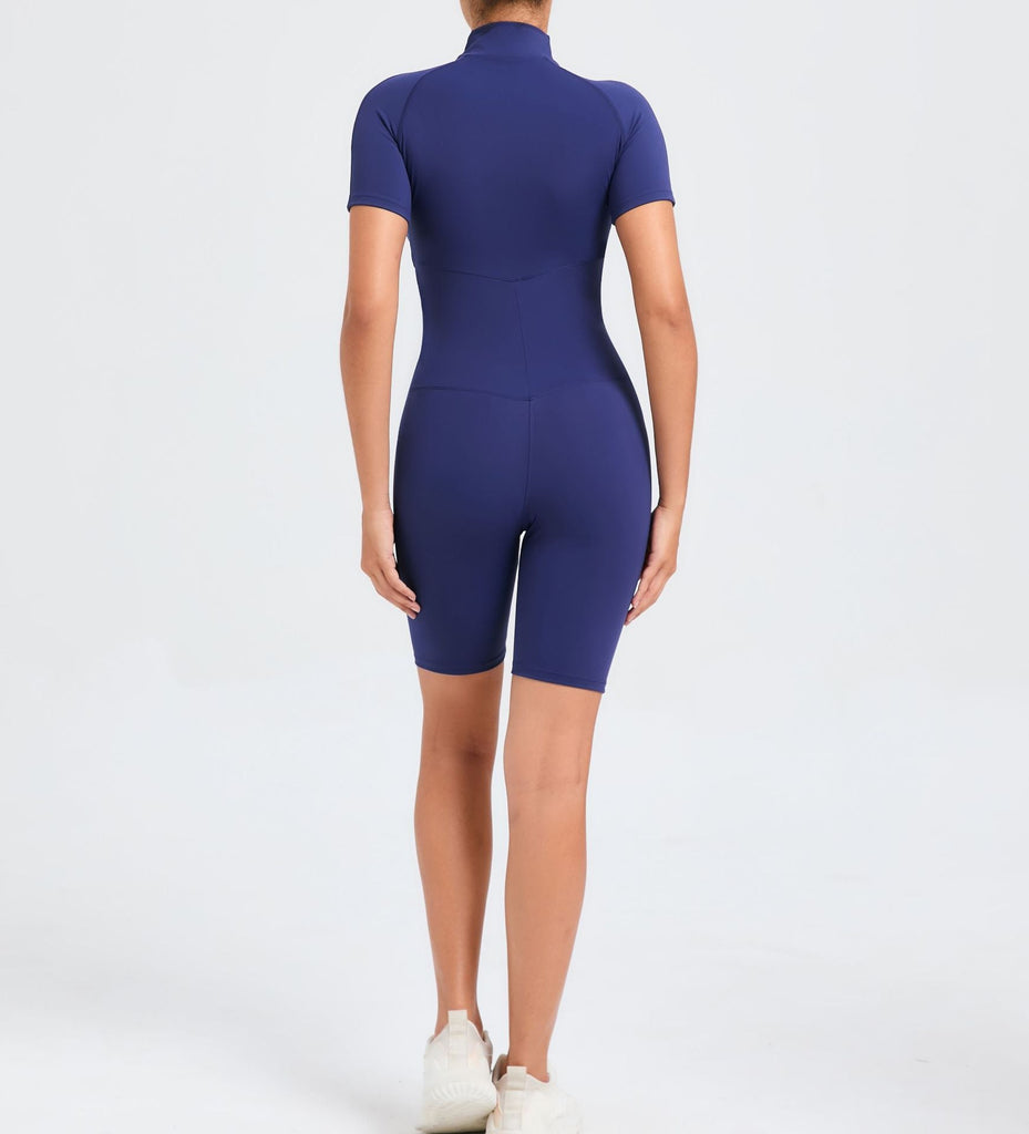 Core T-Sleeve Zip Romper