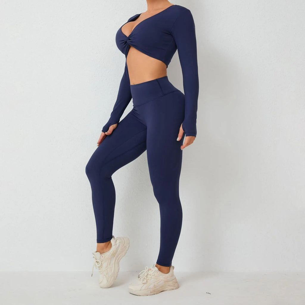 Winona Twist Longsleeve Top & Leggings Set
