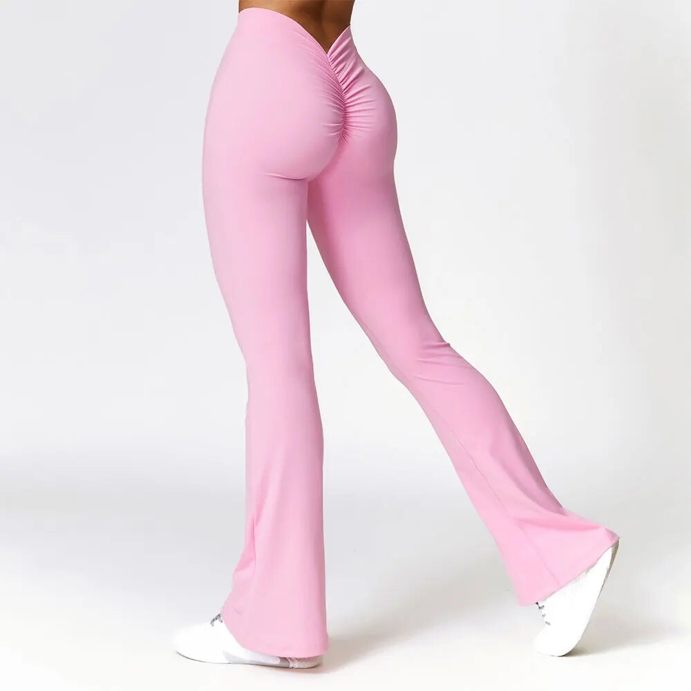 Lorna Flared Leggings Blush