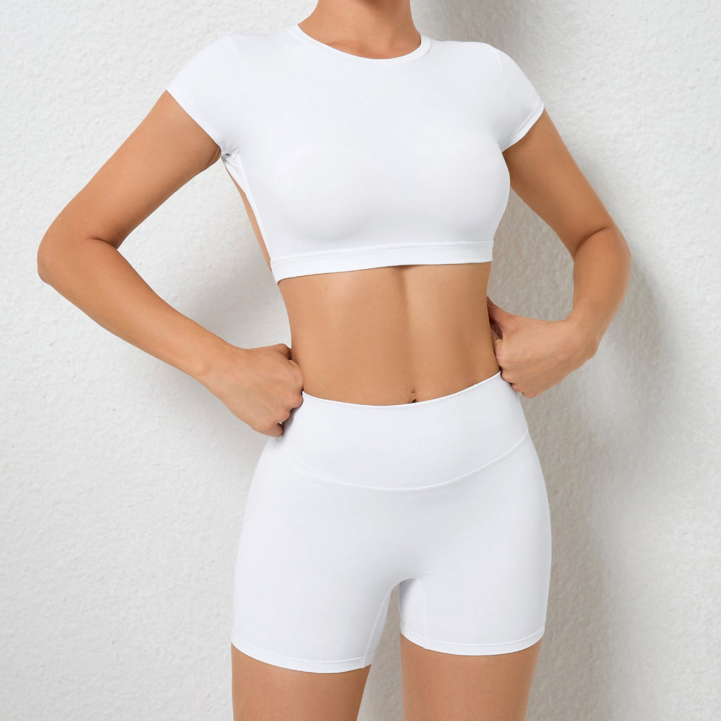 Sienna T-Sleeve Backless Top