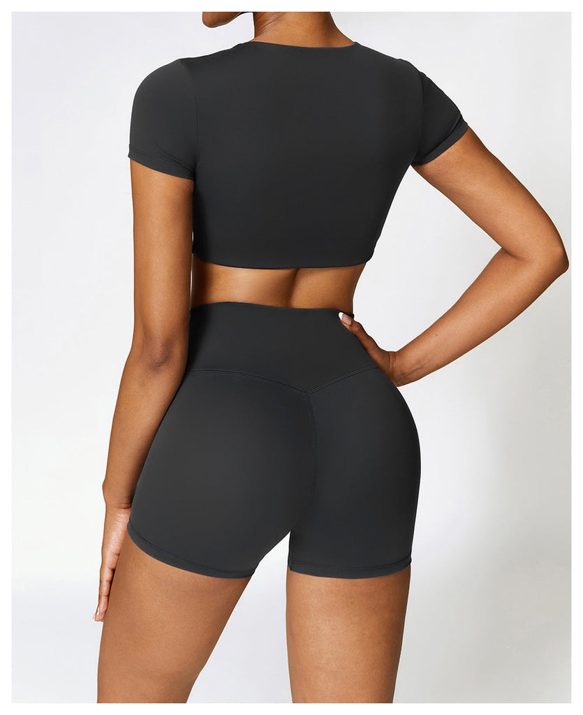 Butter T-Sleeve Crop Top