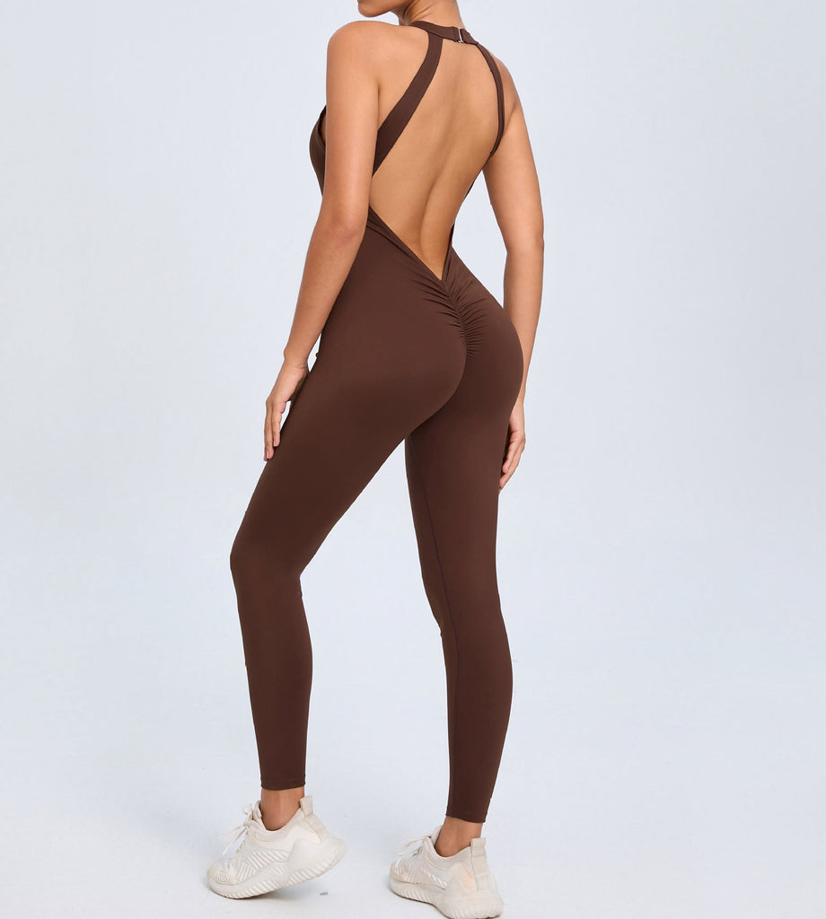 Christine Sculpt Backless Jumpsuit