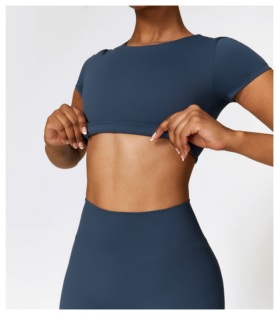 Butter T-Sleeve Crop Top