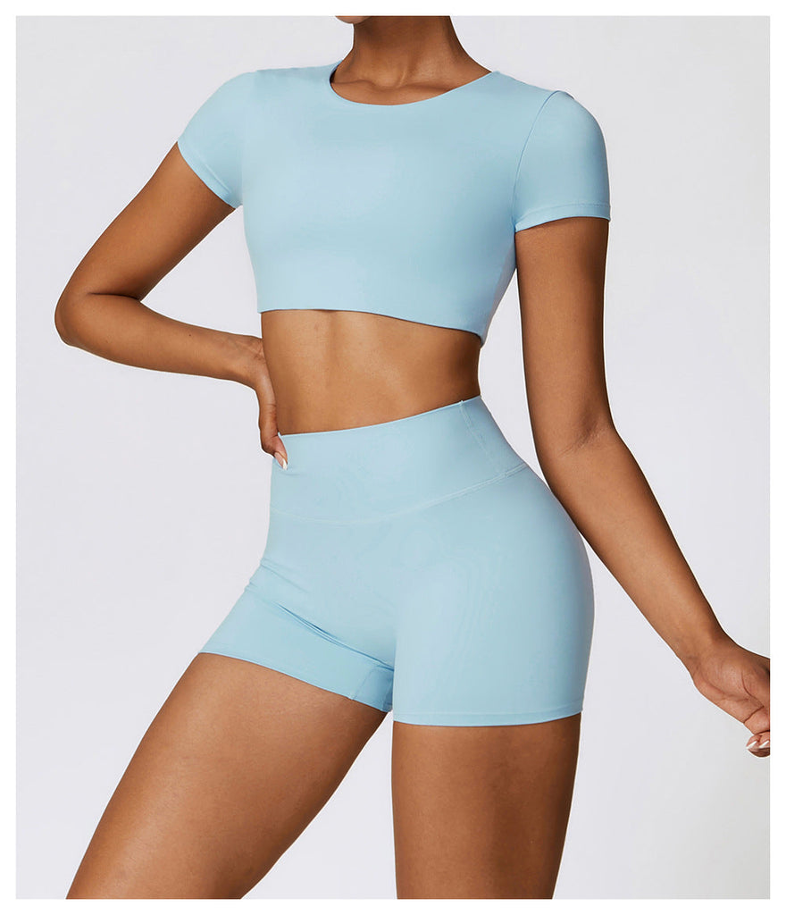 Butter T-Sleeve Crop Top