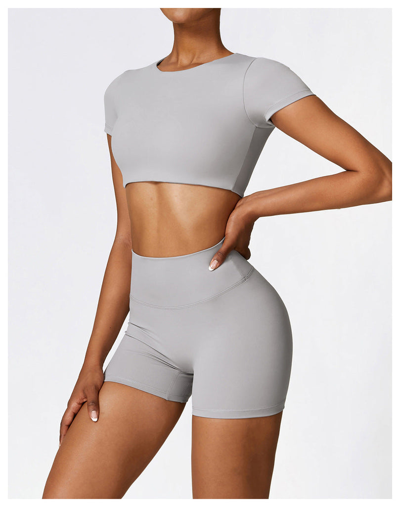 Butter T-Sleeve Crop Top