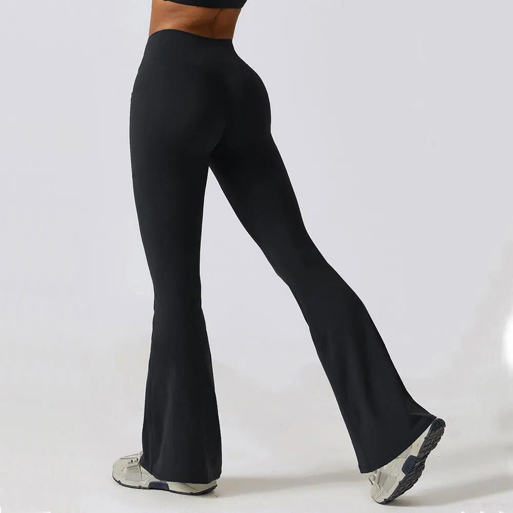 Lorna Flared Leggings Black