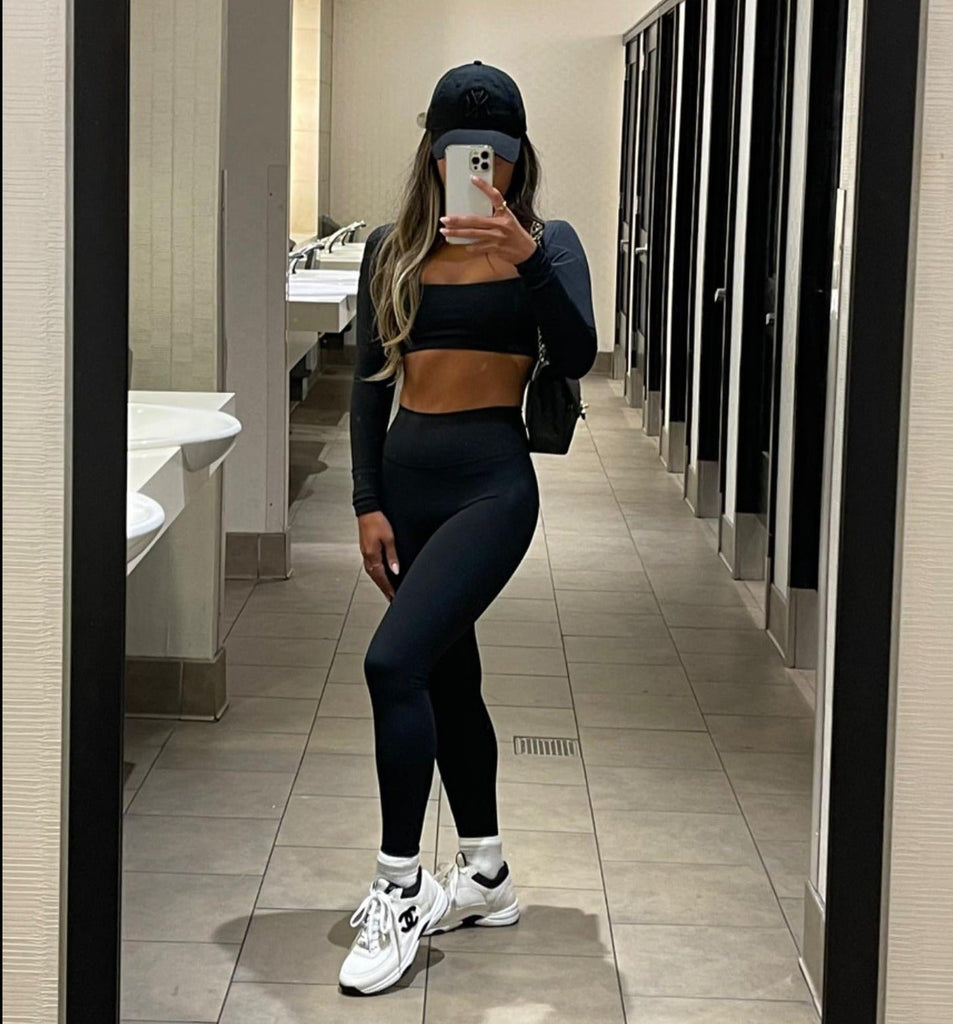 Ultimate Square Longsleeve & Leggings Set Black