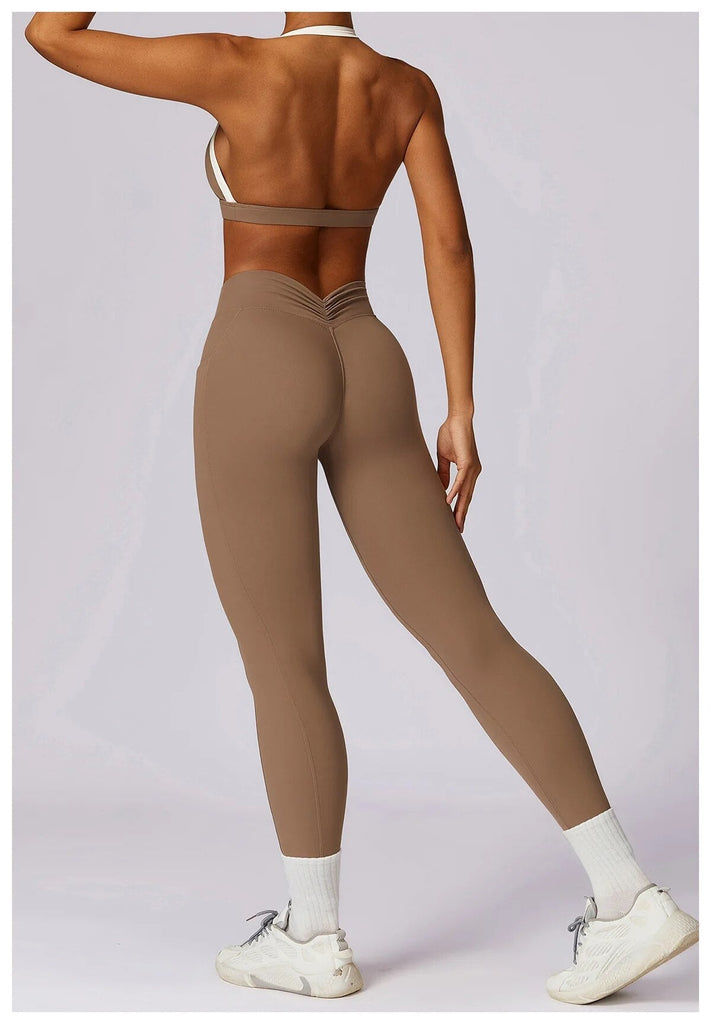 Noelle Contrast Top & Leggings Set