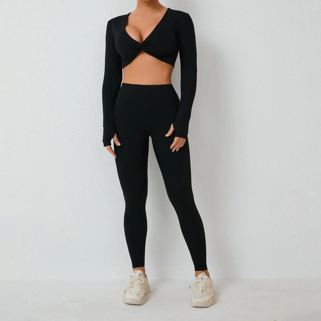 Winona Twist Longsleeve Top & Leggings Set
