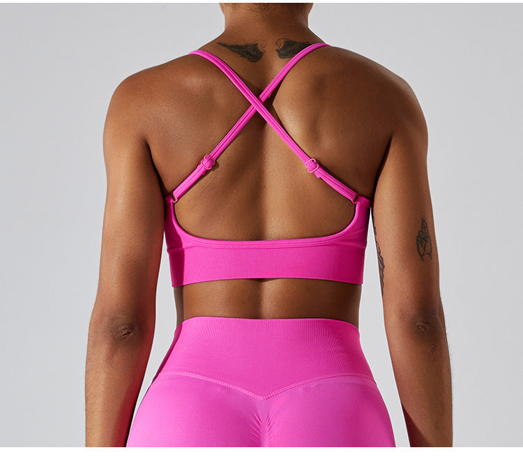 Remy Bra Seamless Top Hot pink