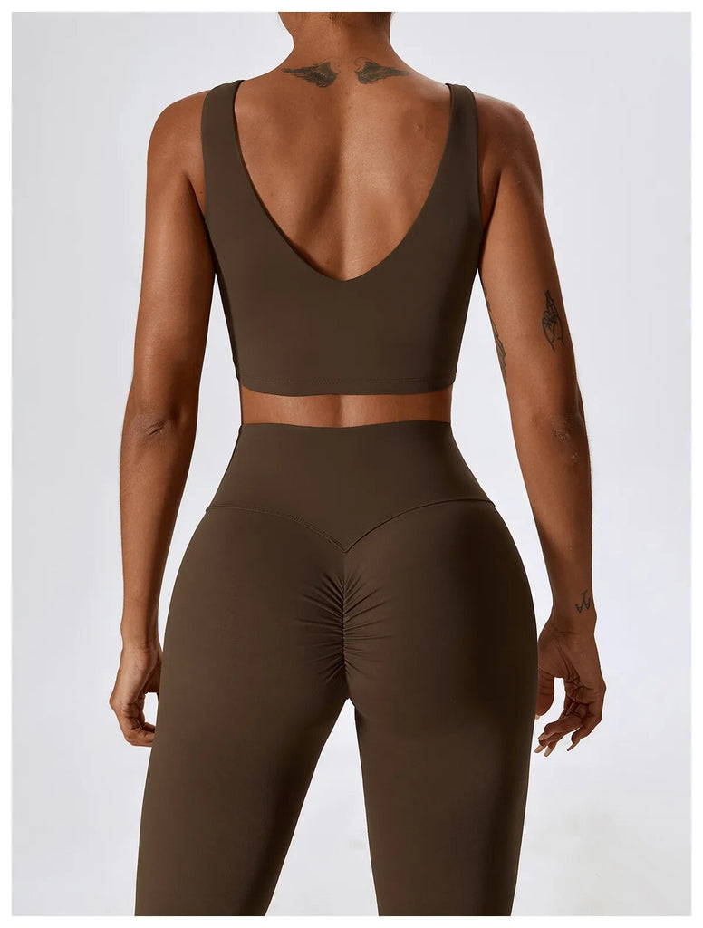 Daisy V Crop Top & Flared Set