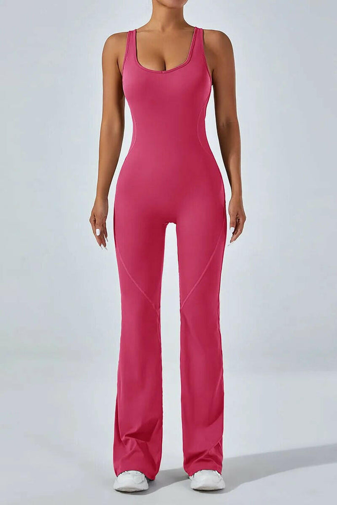 Lea Sculpt Flared Jumpsuit