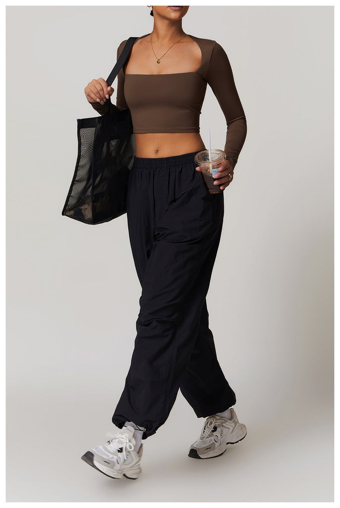 Amy Square Cut Longsleeve Top