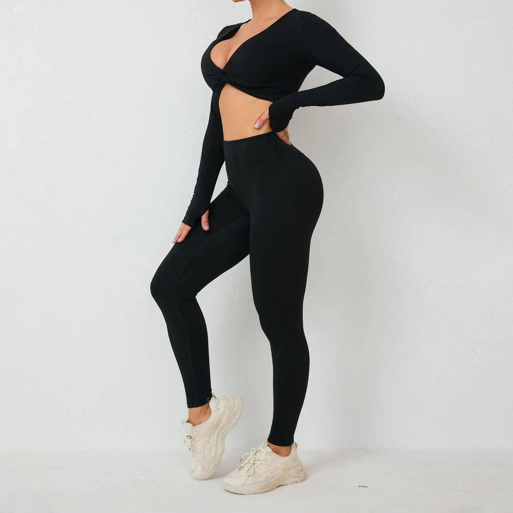 Winona Twist Longsleeve Top & Leggings Set