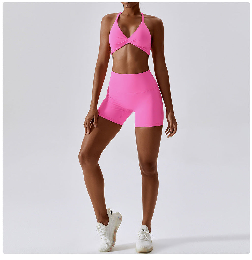 Ibiza Twist Bra Top & Shorts Set