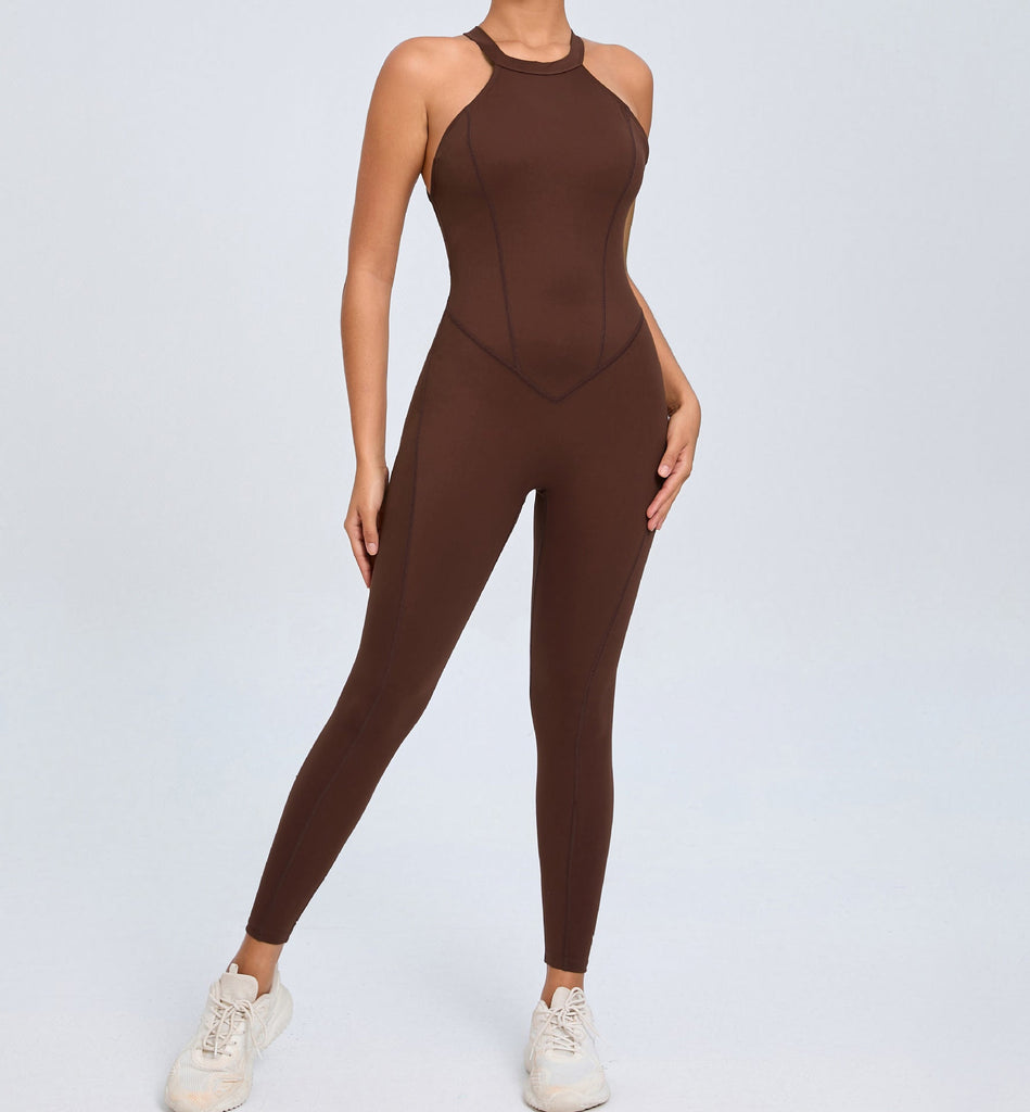 Christine Sculpt Backless Jumpsuit
