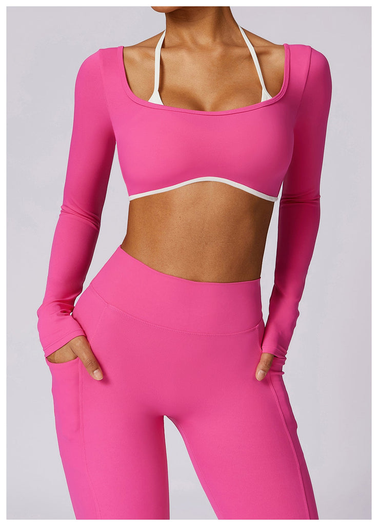 Noelle Contrast Longsleeve Top
