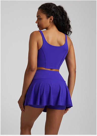Tennis Crop Top & Skort Set