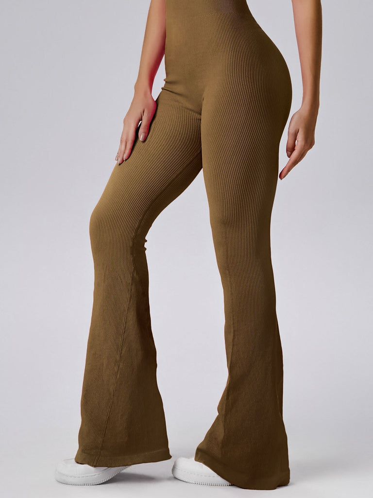 Tube Snatched Flared Jumpsuit